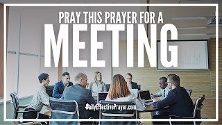 Prayer For Meeting  Opening Prayer Before Meetings With Voice [upl. by Norine177]