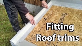 Part 2 Fibreglass Roof Trims  Cut and Fit GRP Edges [upl. by Janicki]