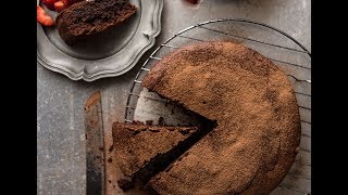 Simple Flourless Chocolate Cake [upl. by Popper]