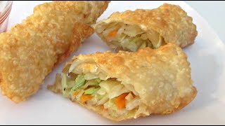 Veggie Egg Rolls  PoorMansGourmet [upl. by Trinity]