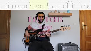 Kali Uchis  telepatía Bass Cover  Tabs [upl. by Auburn]