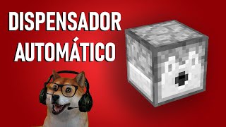 Dispensador automático en Minecraft Tutorial [upl. by Epps]