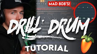 UK DRILL DRUM SECRETS How To Make UK Drill Drums  FL Studio [upl. by Suolkcin]