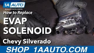 How to Replace EVAP Solenoid 0713 Chevy Silverado [upl. by Einahpit]