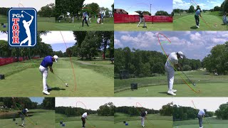 Tracing some of golf’s best swings on the PGA TOUR [upl. by Urbana808]