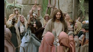 Jesus  Der Einzug in Jerusalem  Hosanna dem Sohne Davids  BIBELFILME [upl. by Akcirret]