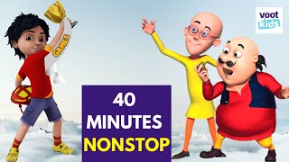 Motu Patlu  Shiva  40 Minutes NonStop  Cartoon Videos For Kids  Voot Kids [upl. by Bianca]