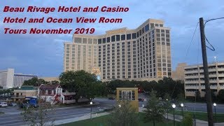 Beau Rivage Hotel and Casino  Ocean View Room and Hotel Tour [upl. by Anirdna]