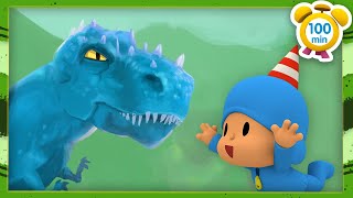 🦕POCOYO in ENGLISH  Dinosaurs for kids 100 min   Full Episodes  VIDEOS and CARTOONS [upl. by Virge]