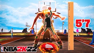 The POWER of a 57 SLASHER in NBA 2K22 [upl. by Noivart]