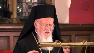 The Ecumenical Patriarch Bartholomew I of Constantinople [upl. by Asaeret345]