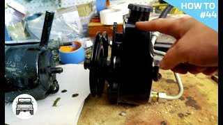 Saginaw Power Steering Pump Install [upl. by Yaluz520]