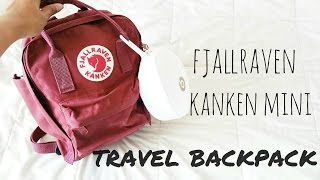 Whats In My Carry On Bag Fjallraven Kanken Mini [upl. by Brodeur568]