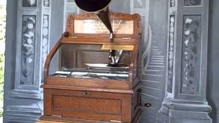 Edison quotHquot CoinOperated Phonograph ca 1899 [upl. by Harald740]