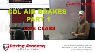 CDL Training  How to Pass Air Brakes Exam  Driving Academy Part 1 [upl. by Ades289]