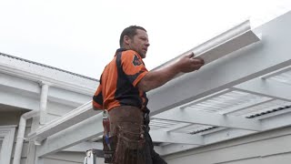 How to Install Guttering  Mitre 10 Easy As DIY [upl. by Haerle441]