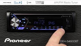 How To  AMFM Radio Tuner on Pioneer InDash Receivers 2018 [upl. by Olli]