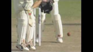 India v Australia 3rd Test Kolkata 2001  Harbhajan Singhs hat trick [upl. by Assiruam185]