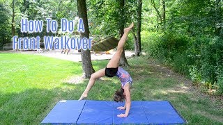 How to do a Front Walkover Everyday Gymnastics [upl. by Petes]