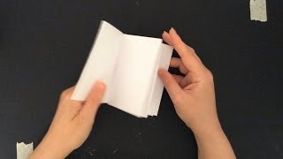 HOW TO MAKE A BOOK FROM A SINGLE SHEET OF PAPER [upl. by Ennaharas]