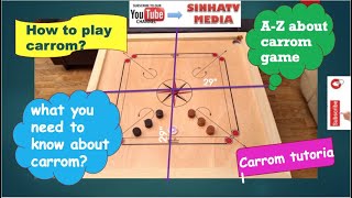 Learn How To Play Carrom Game fast  Study Carrom Board Game Rules amp Instructions [upl. by Hsetih187]