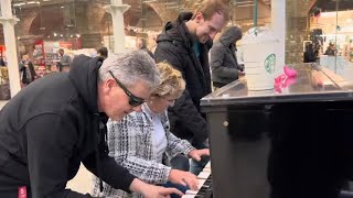 Unexpected Trio Jam At The Station Piano [upl. by Emmet]