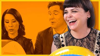 Why Women Kill Cast Plays Ball  Ginnifer Goodwin Reveals Secret Talent [upl. by Suivatnom]