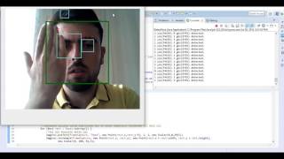 Face and Eye Detection using OpenCV with Java  Real Time Camera [upl. by Nelyag]