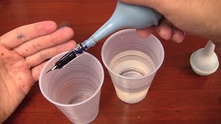 Fast Pen Flushing Fountain Pen 101 [upl. by Ahseya]