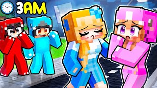 Crystal is SLEEPWALKING At 3AM In Minecraft [upl. by Adalia]