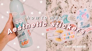 How to make aesthetic stickers [upl. by Zolnay]