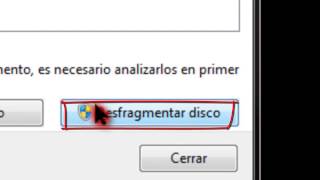 COMO DESFRAGMENTAR EL DISCO DURO WINDOWS 7 BIEN EXPLICADO [upl. by Nywles]