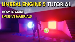 Unreal Engine 5 UE5 Free Tutorial  Making Emissive Materials Pop With Post Processing [upl. by Suedama58]