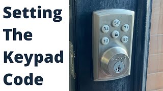 Kwikset Smartcode 888  How To Program The Keypad [upl. by Hanikahs]