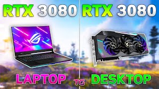 RTX 3080 Laptop vs RTX 3080 Desktop  Test in 10 Games [upl. by Nyrac]