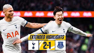 TOTTENHAM HOTSPUR 21 EVERTON  EXTENEDED PREMIER LEAGUE HIGHLIGHTS [upl. by Oicatsana]