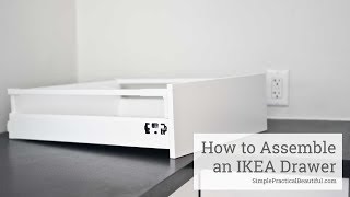 How to Assemble an IKEA SEKTION Drawer [upl. by Tawney]