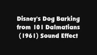 Disneys Dog Barking from 101 Dalmatians 1961 SFX [upl. by Toombs]