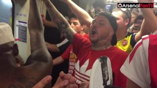 Arsenal Fans Take Over The French Metro All Races Welcome [upl. by Nirat]