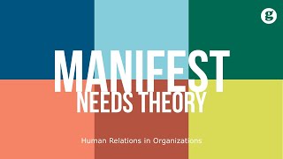 Manifest Needs Theory [upl. by Aluk]