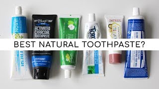 6 Natural Toothpaste Brands Reviewed  FluorideFree Vegan Kid Friendly [upl. by Miett]