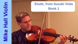 Etude  14 from Suzuki Viola Book 1 [upl. by Undis]