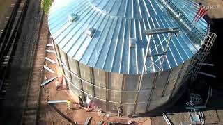 How to build grain storage silo [upl. by Nahsed]