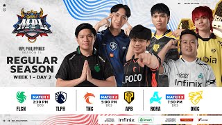 🔴 LIVE  MPL PH S15  FILIPINO  Week 1 Day 2 [upl. by Selina]