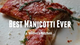 BEST Homemade Manicotti Shell  SECRET Family Recipe  Show 16 [upl. by Isdnyl914]