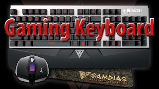 GAMDIAS Hermes E1 Combo Gaming Keyboard amp Mouse Review [upl. by Isoj]