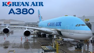 🇺🇸 Los Angeles LAX to Seoul ICN 🇰🇷 Korean Air Airbus A380  FULL FLIGHT REPORT Polar route [upl. by Morganne]