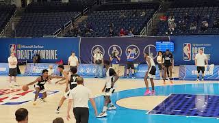 Neemias Queta NBA Combine Drills Highlights [upl. by Amehr315]