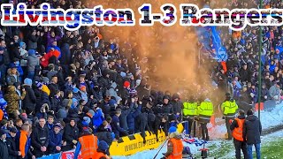 Livingston 13 Rangers 281121  Half Time Snow Ball Fight [upl. by Rudin38]