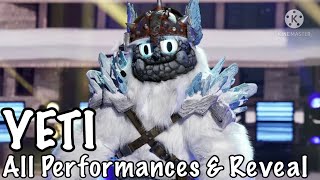 Yeti  All Performances And Reveal  Masked Singer Season 5 [upl. by Powel]